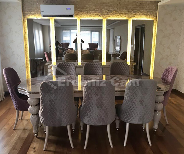 Dekoratif Ayna Erdeniz Cam